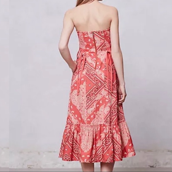 Anthropologie Holding Horses Bandana West Stable Dress 6 - Picture 2 of 13